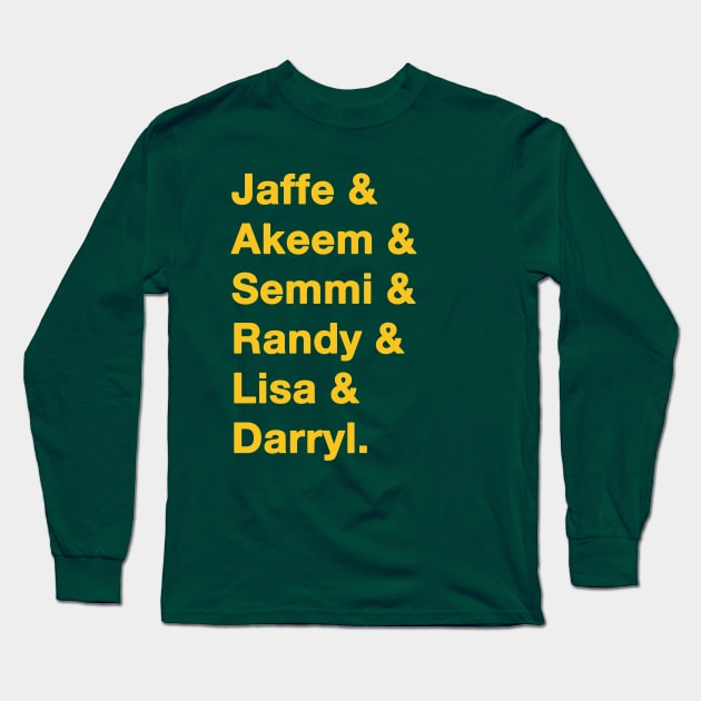 Coming To America Names Long Sleeve T-Shirt by IdenticalExposure